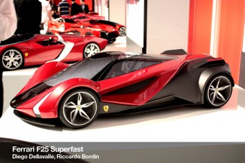 Ferrari F25 Superfast scale model