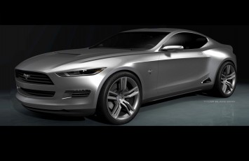 2015 Ford Mustang - Concept Model 3D Rendering