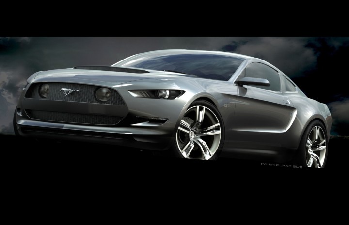 2015 Ford Mustang - Concept Model 3D Rendering
