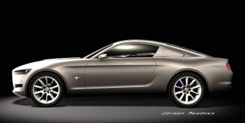 2015 Ford Mustang - Concept Model 3D Rendering