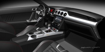 2015 Ford Mustang - Interior design rendering - Theme B